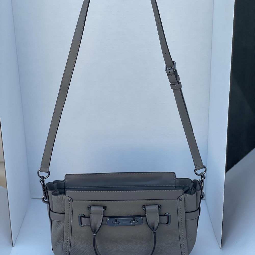 Coach Swagger Satchel with Shoulder Strap
